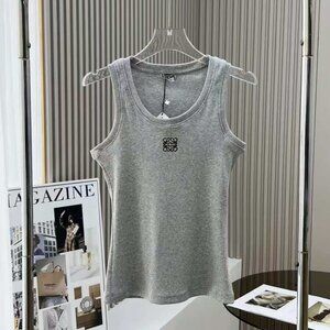 LoeweGrey threaded fitted vest